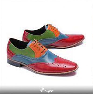 کفش رنگارنگ - کفش رسمی - کفش چرم مردانه اطمینان